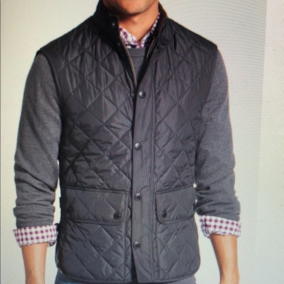 barbour lowerdale gilet orange